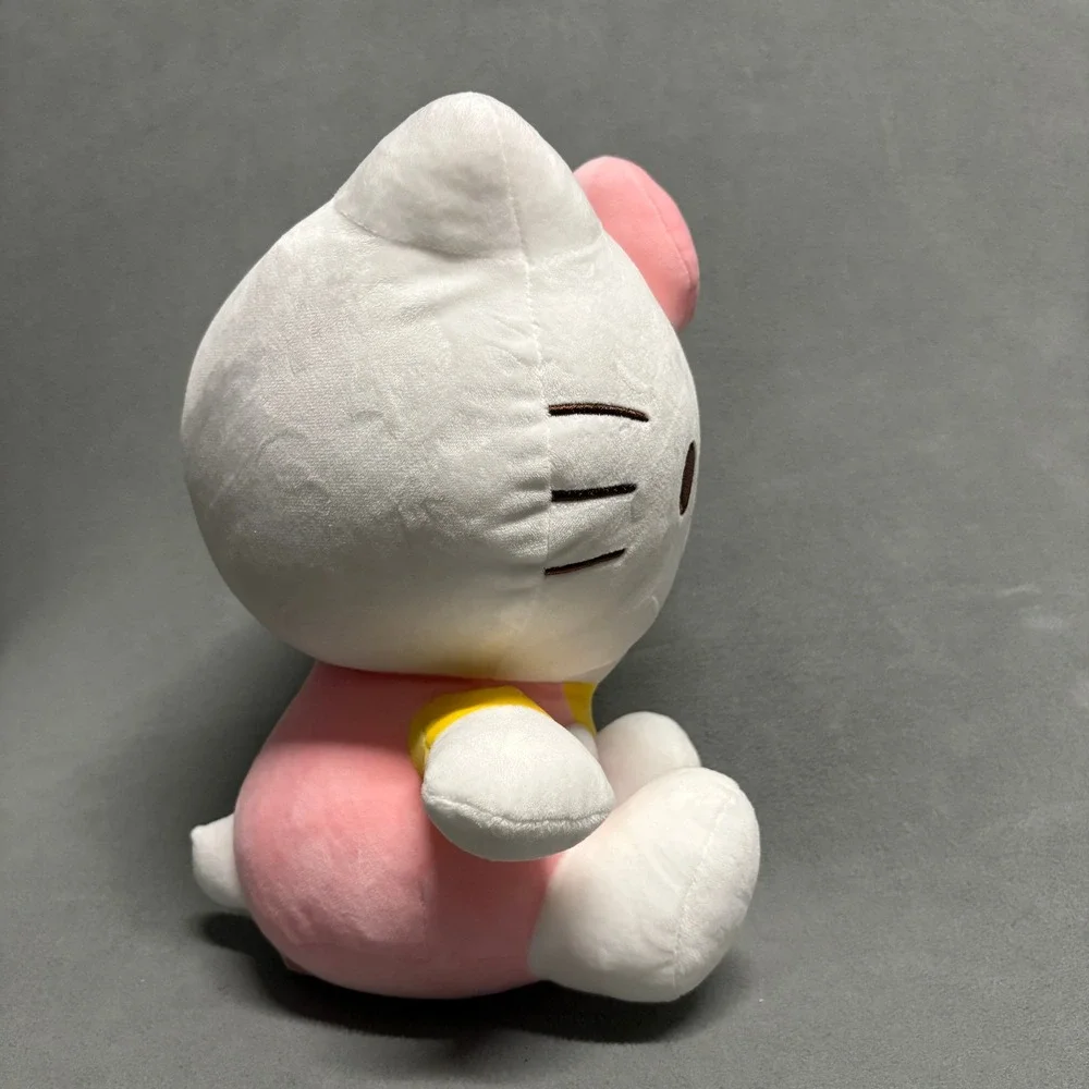 Sanrio Hello Kitty Plush Toy Kids Small Pink Yellow New With Tags Aoger Licensed